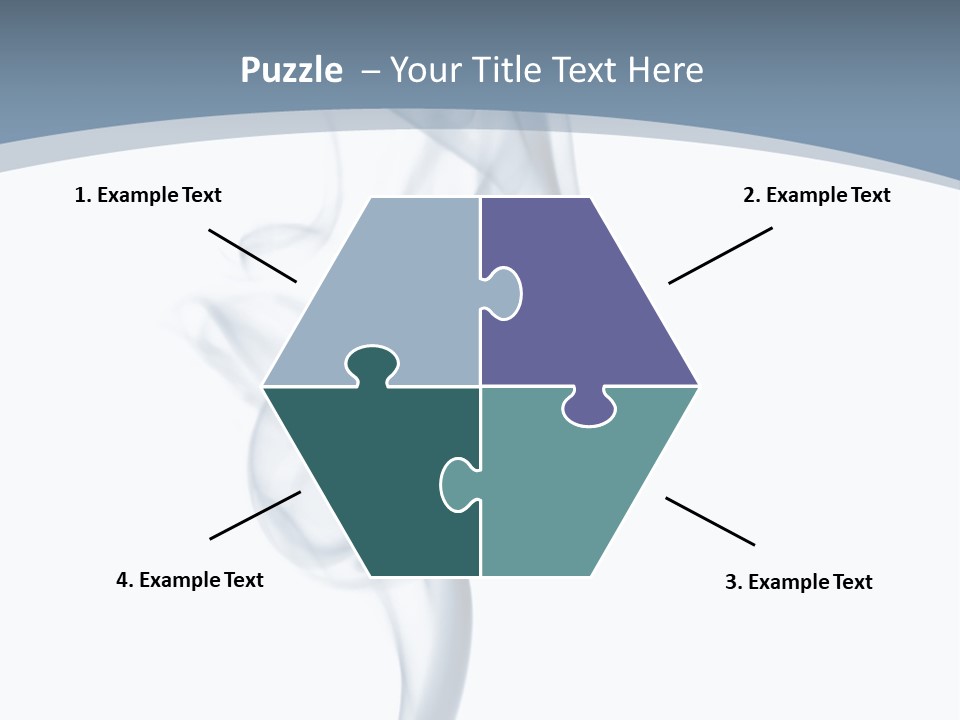 Holding Cloud House PowerPoint Template