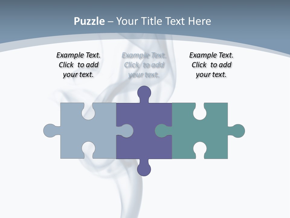 Holding Cloud House PowerPoint Template