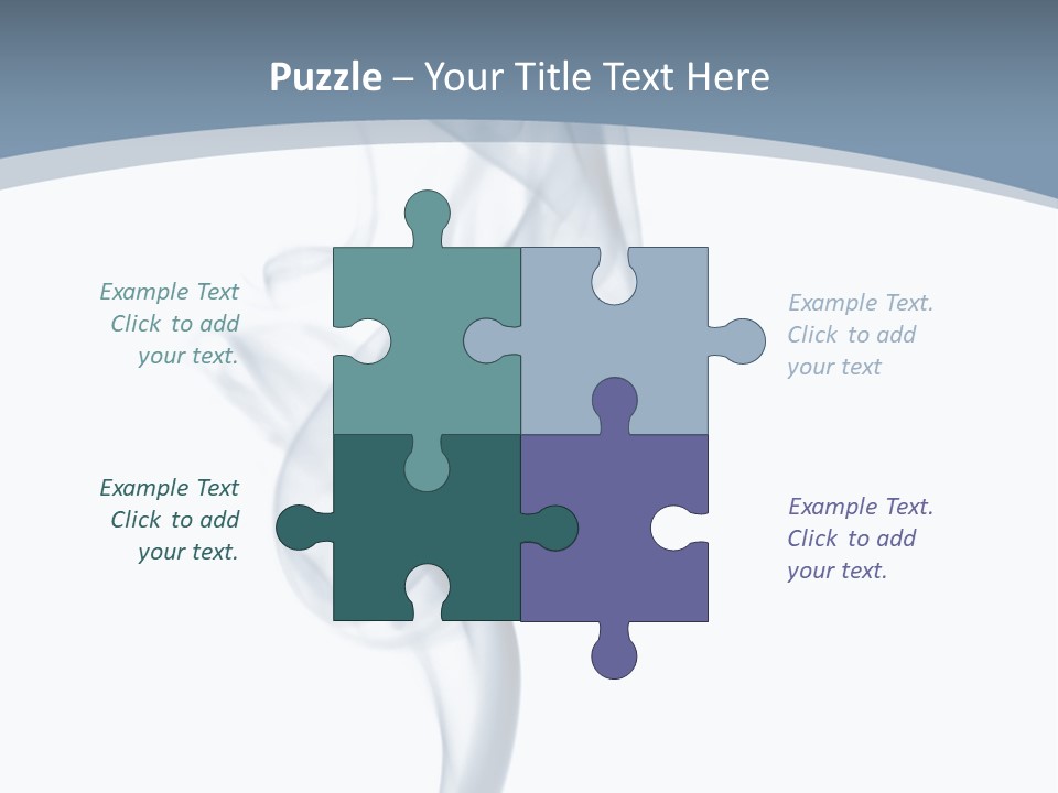 Holding Cloud House PowerPoint Template