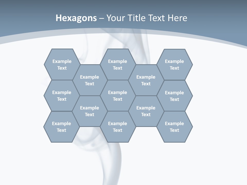 Holding Cloud House PowerPoint Template