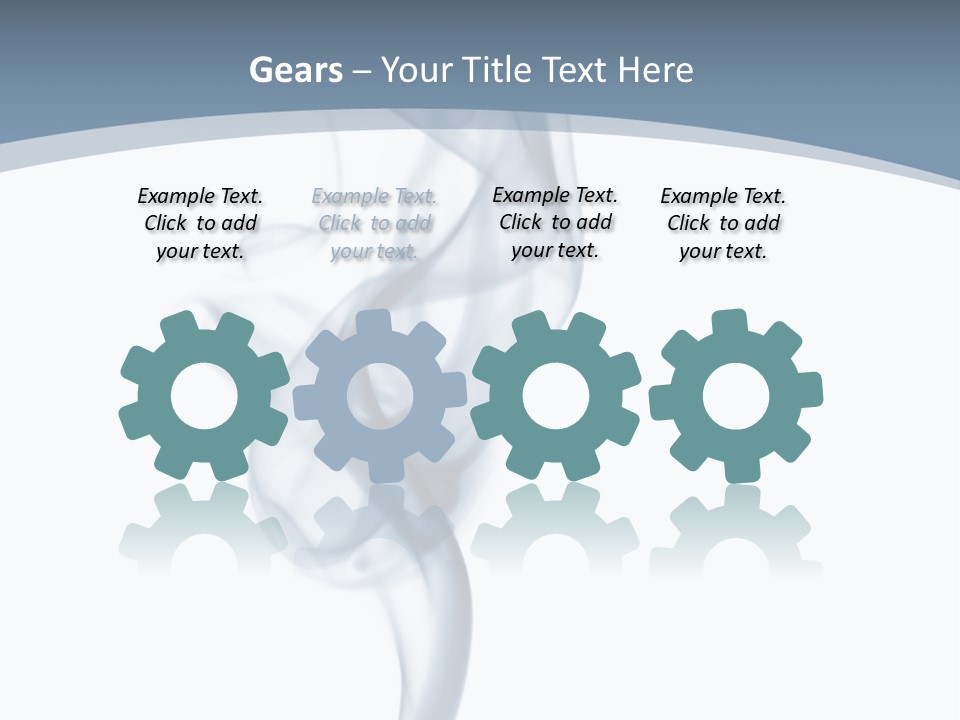 Holding Cloud House PowerPoint Template