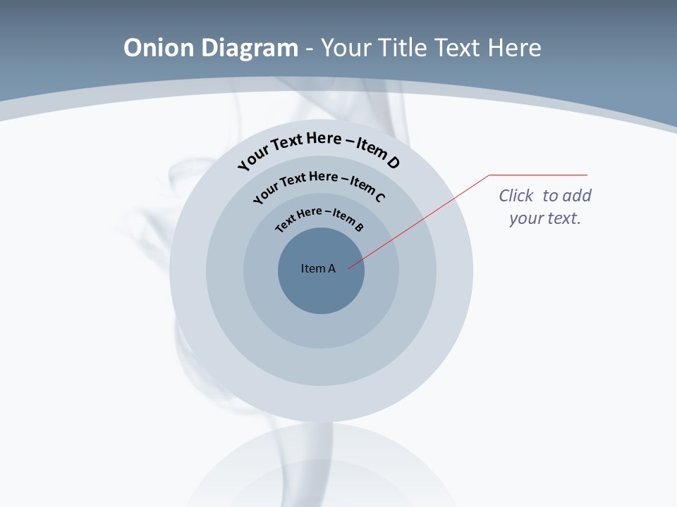 Holding Cloud House PowerPoint Template