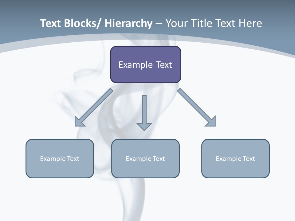 Holding Cloud House PowerPoint Template