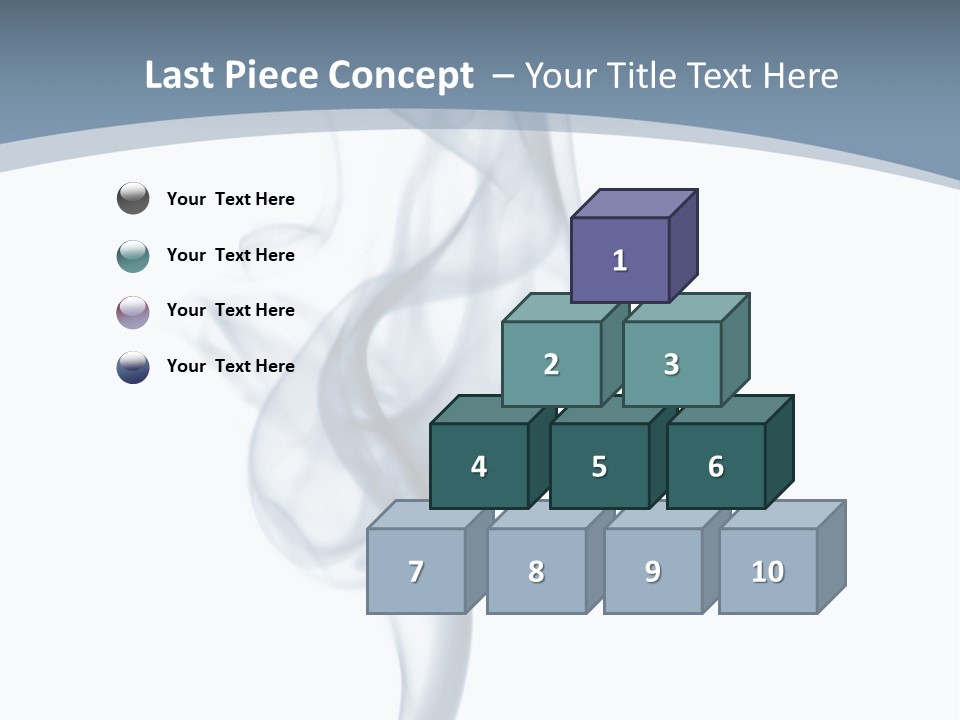 Holding Cloud House PowerPoint Template