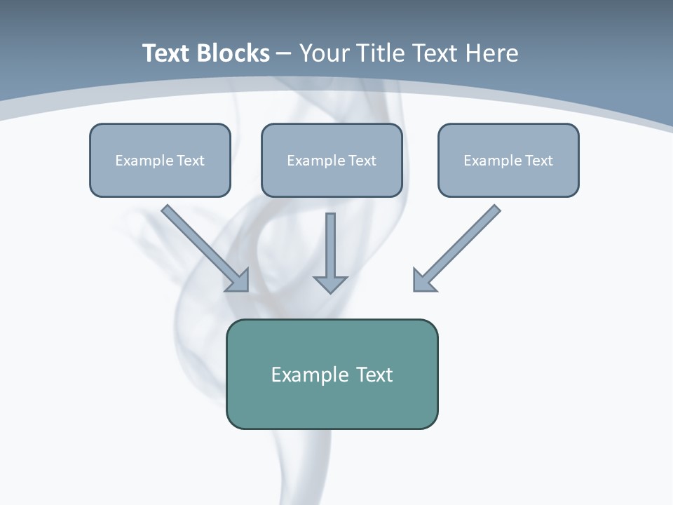 Holding Cloud House PowerPoint Template