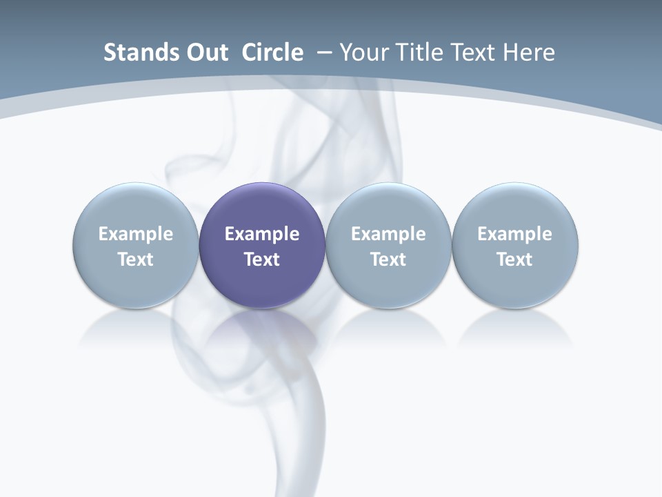 Holding Cloud House PowerPoint Template