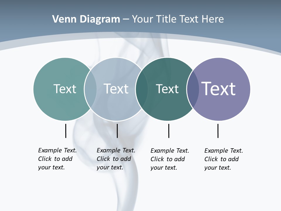 Holding Cloud House PowerPoint Template