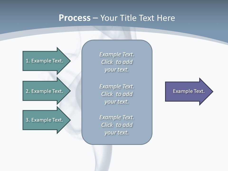 Holding Cloud House PowerPoint Template