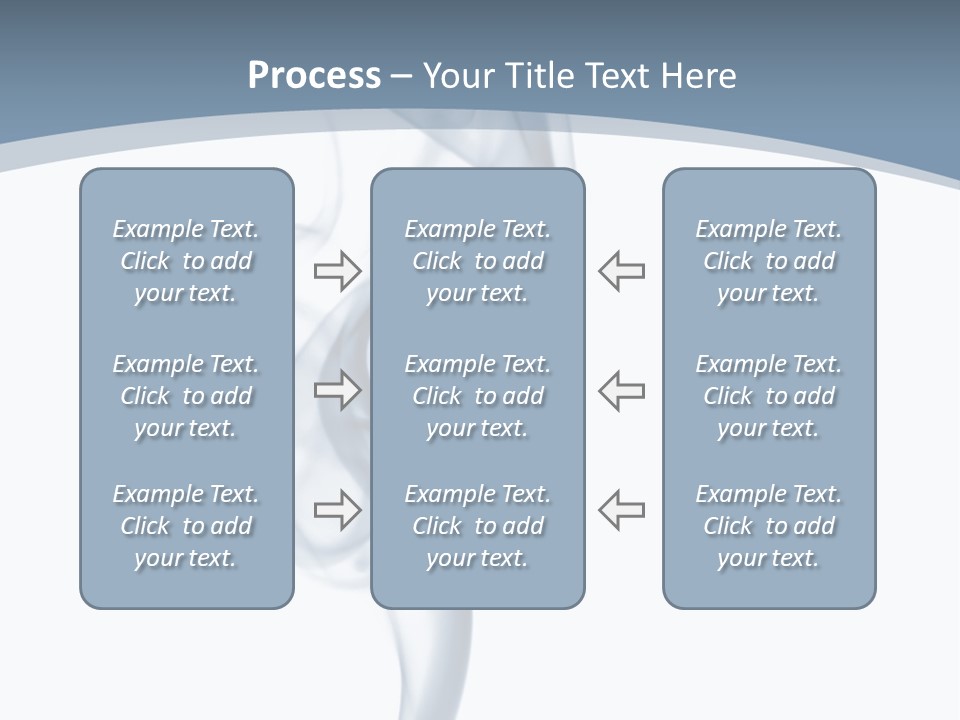 Holding Cloud House PowerPoint Template