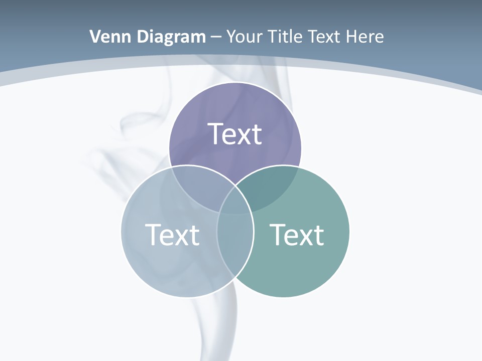 Holding Cloud House PowerPoint Template