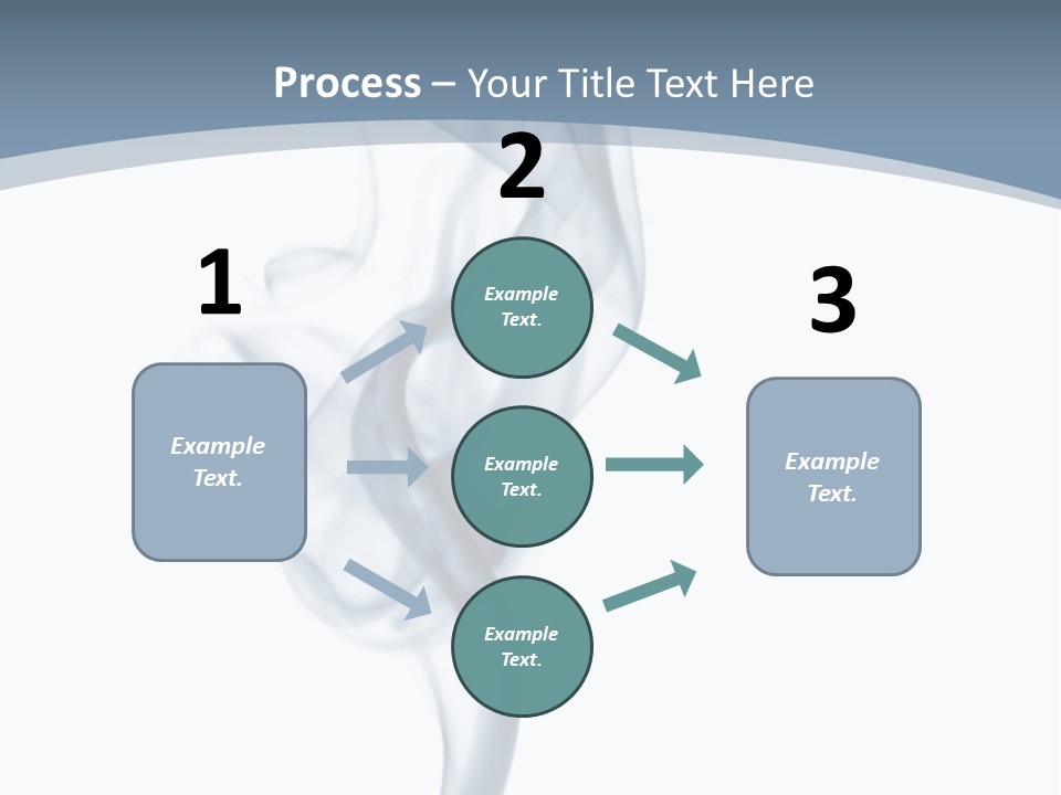 Holding Cloud House PowerPoint Template
