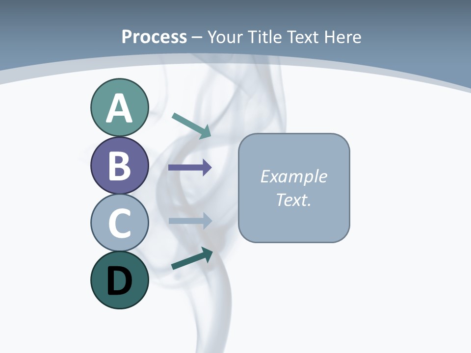 Holding Cloud House PowerPoint Template