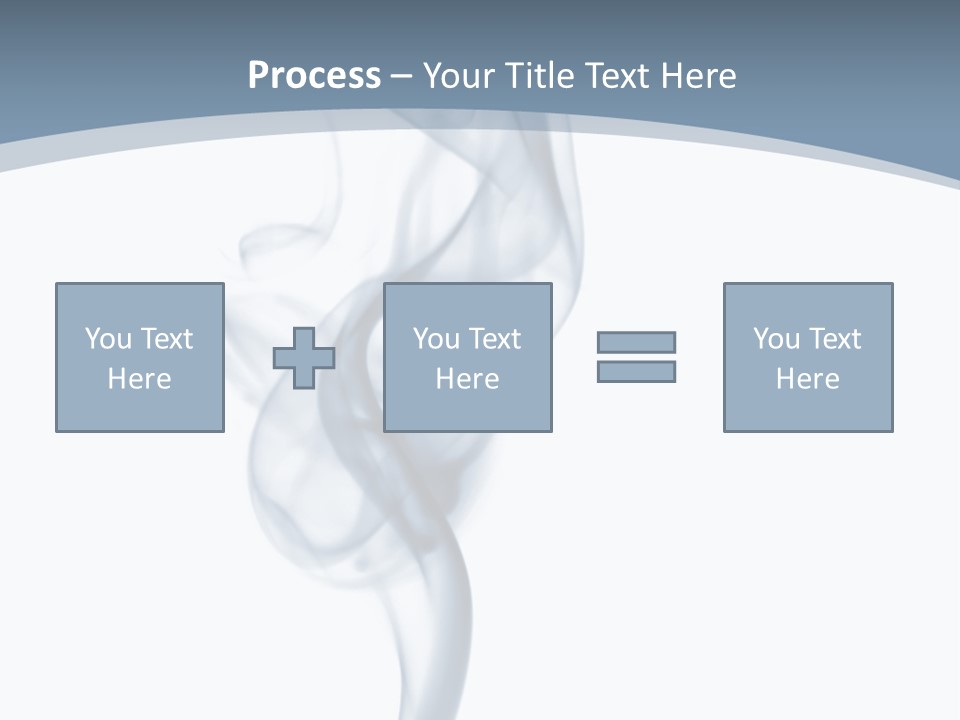 Holding Cloud House PowerPoint Template
