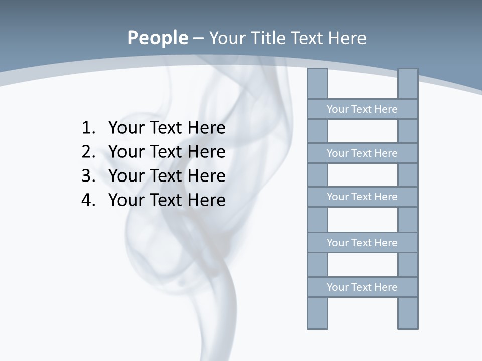 Holding Cloud House PowerPoint Template