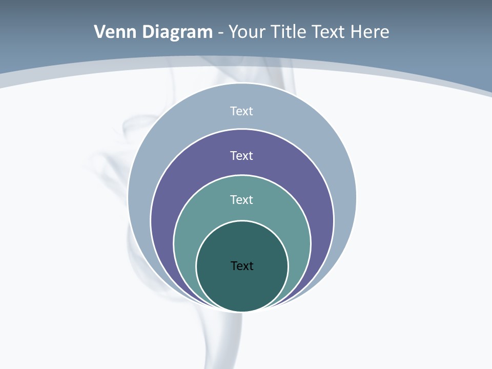 Holding Cloud House PowerPoint Template