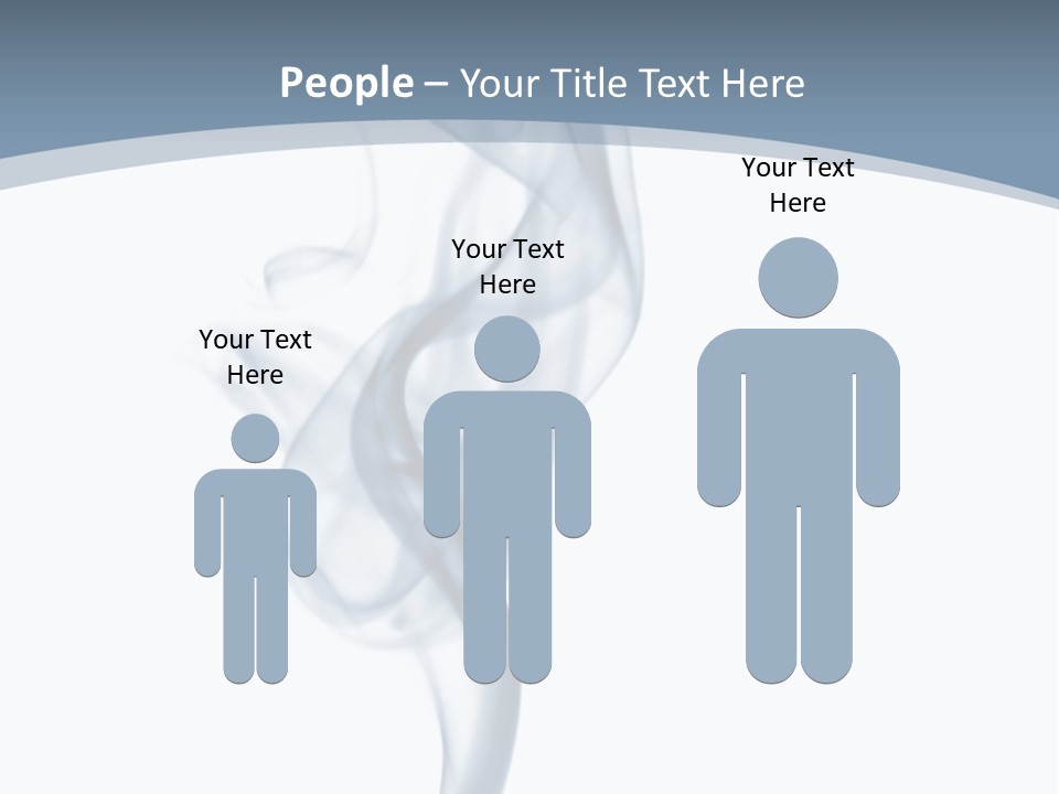 Holding Cloud House PowerPoint Template