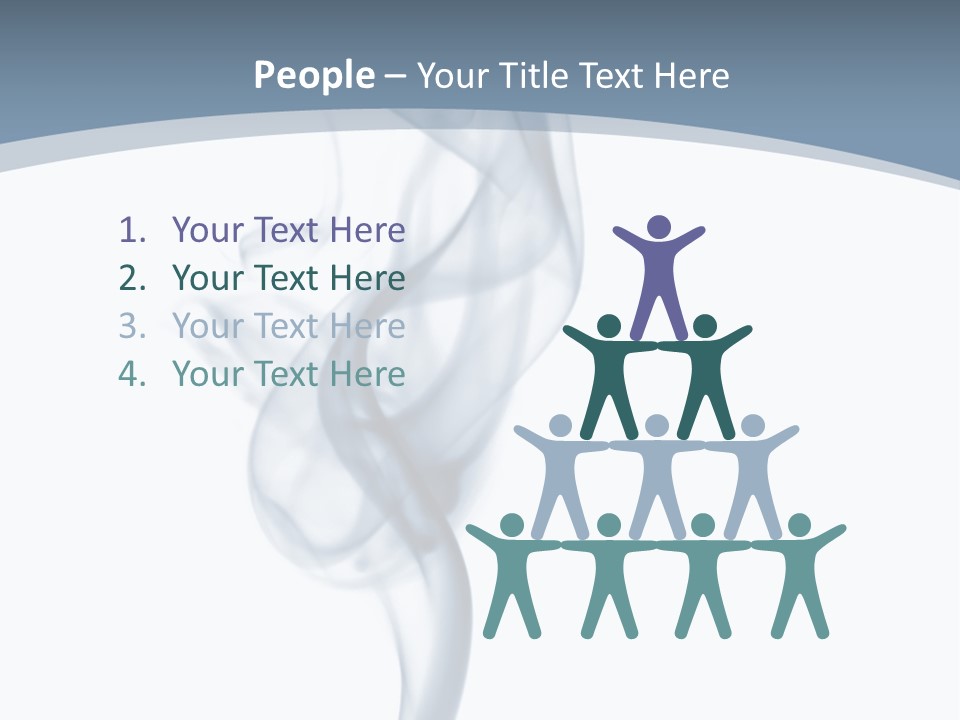 Holding Cloud House PowerPoint Template