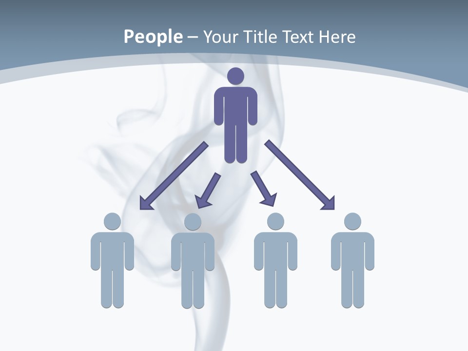 Holding Cloud House PowerPoint Template