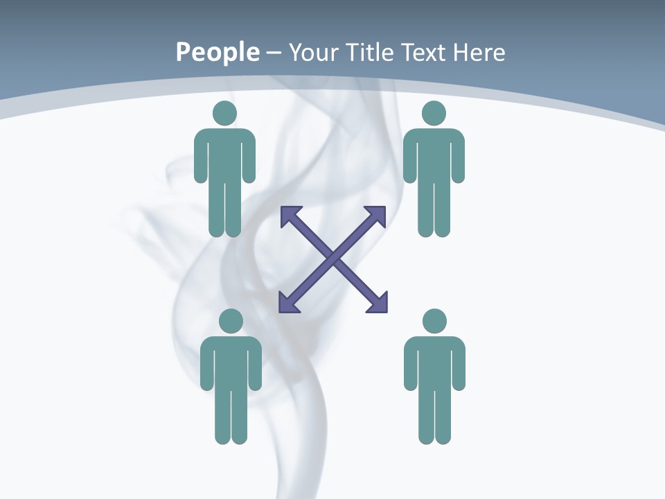 Holding Cloud House PowerPoint Template