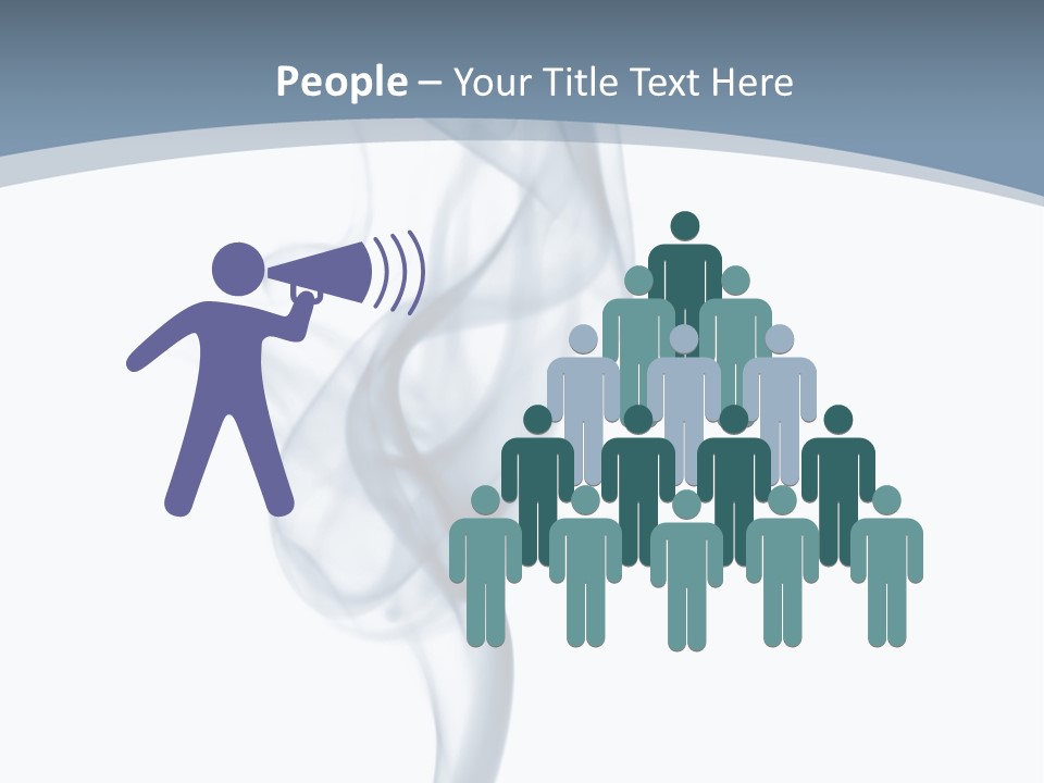 Holding Cloud House PowerPoint Template