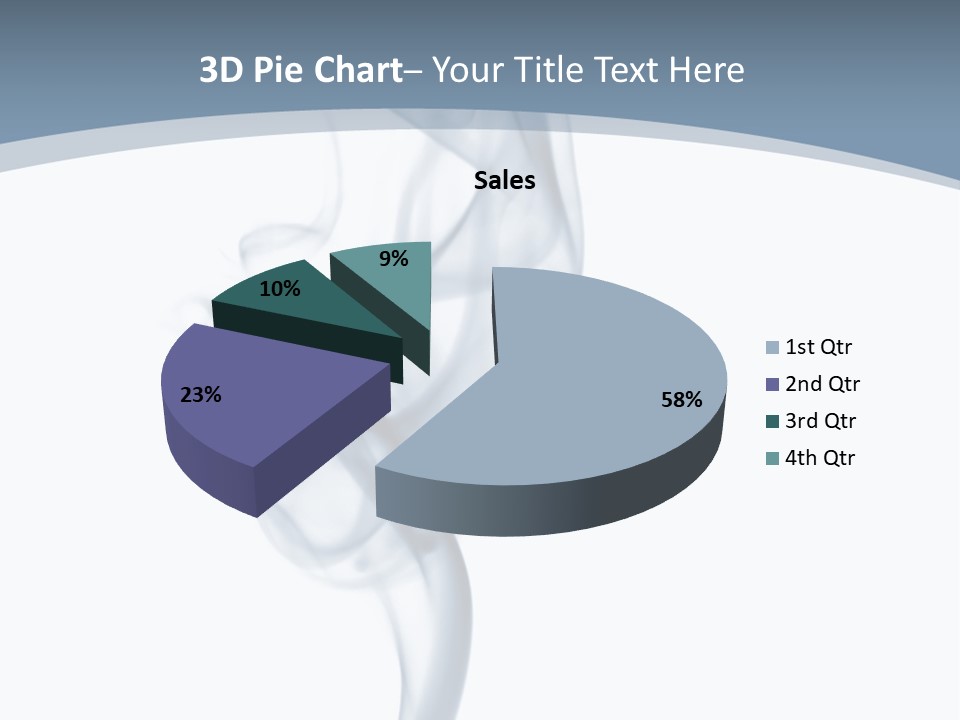 Holding Cloud House PowerPoint Template