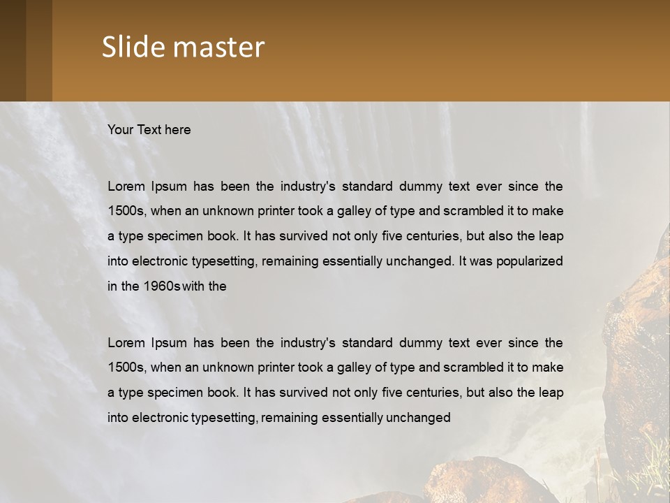 Structure Background Property PowerPoint Template