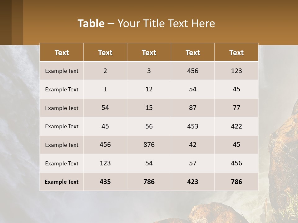 Structure Background Property PowerPoint Template