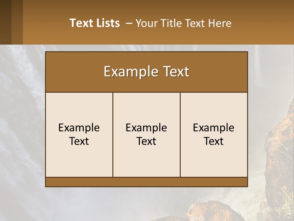Structure Background Property PowerPoint Template