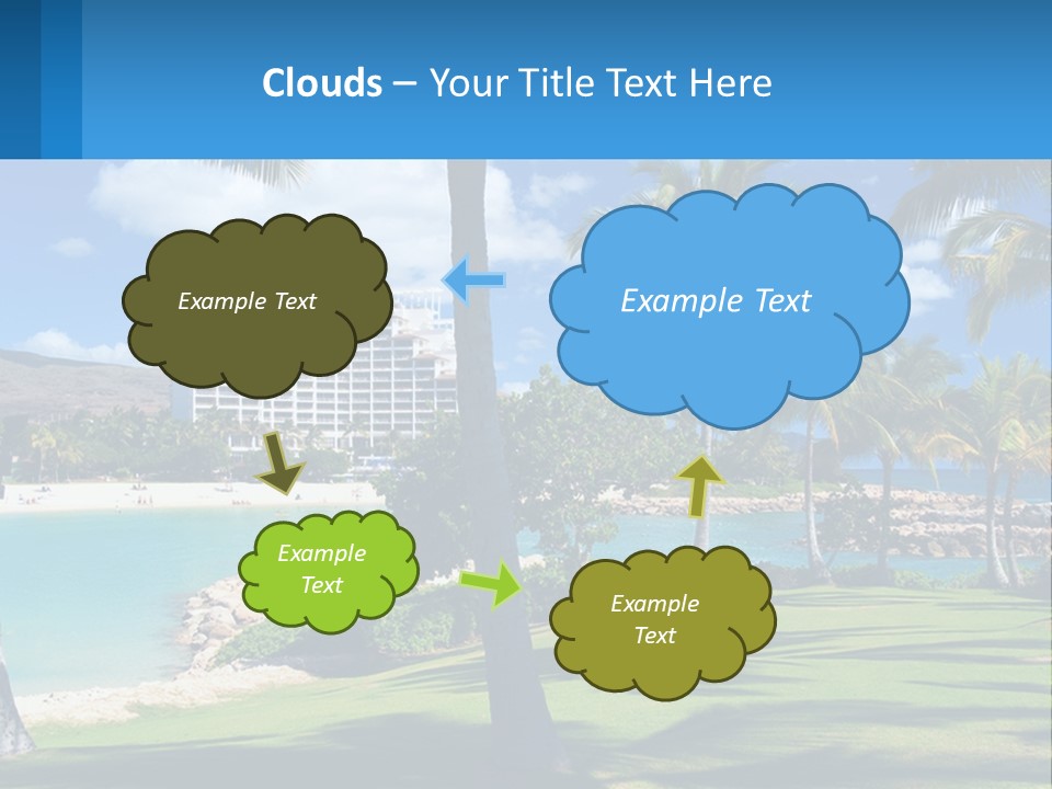 Investment Holding Cloud PowerPoint Template