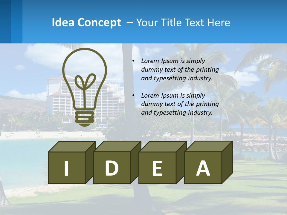 Investment Holding Cloud PowerPoint Template