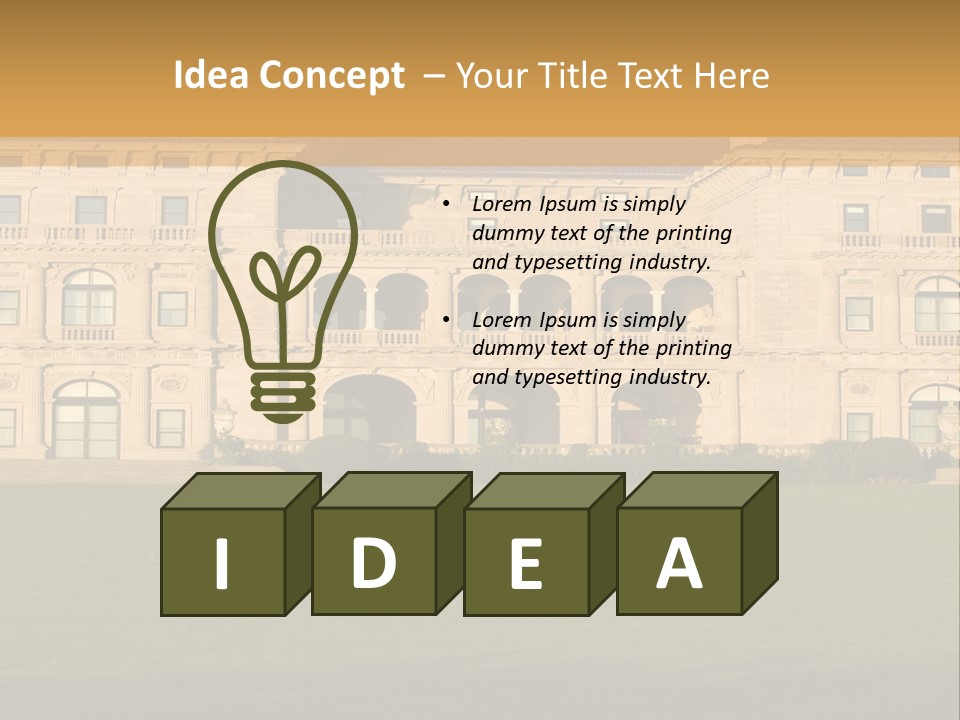 Made Rent Garden PowerPoint Template