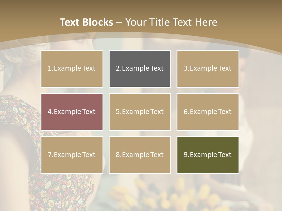 Property Human Hand Grass PowerPoint Template