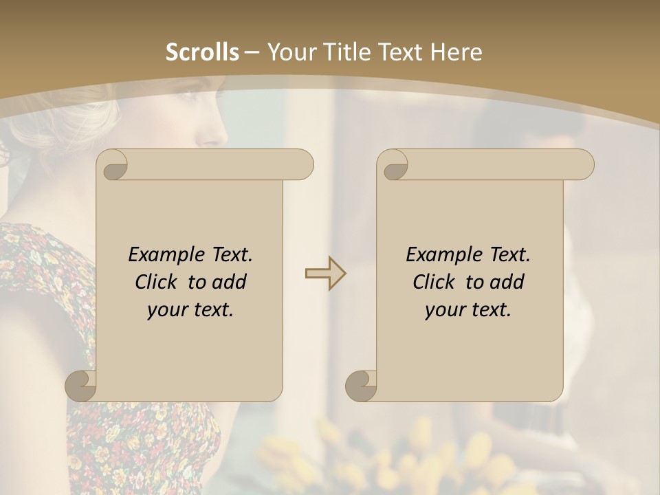 Property Human Hand Grass PowerPoint Template