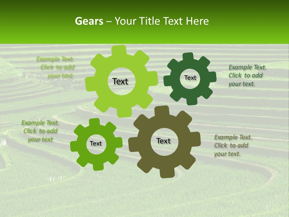 Property Cloud Leaf PowerPoint Template