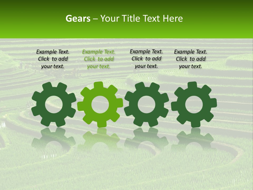 Property Cloud Leaf PowerPoint Template