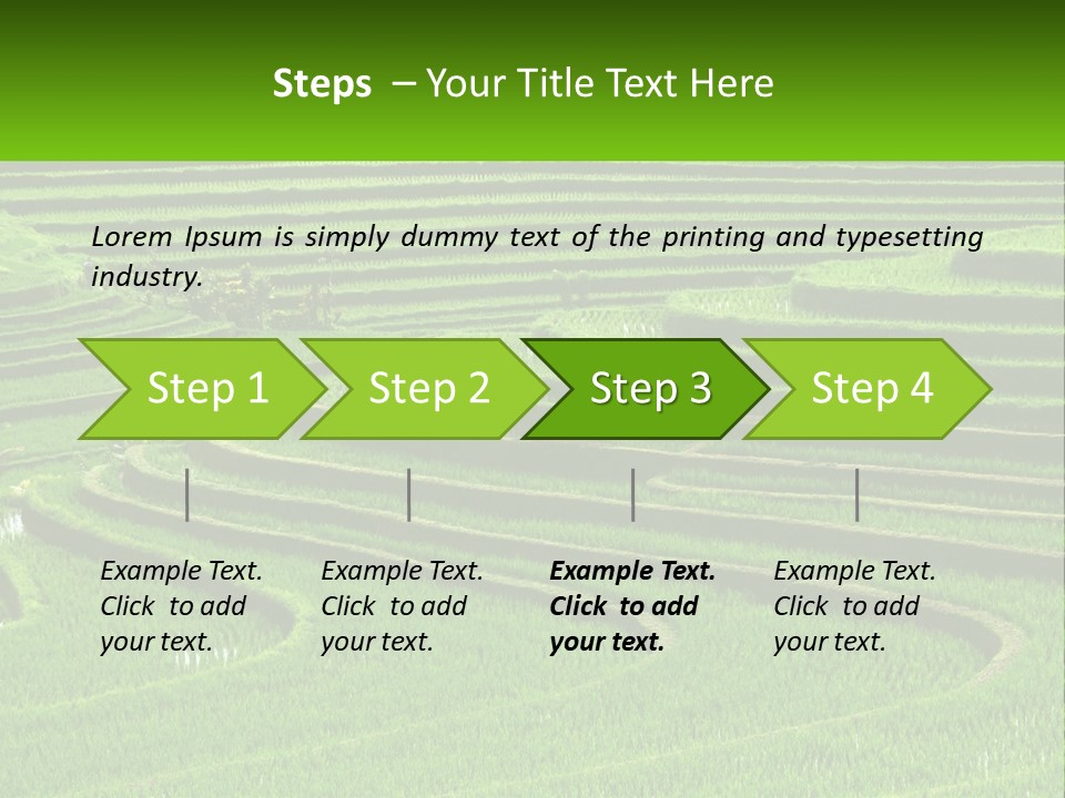 Property Cloud Leaf PowerPoint Template