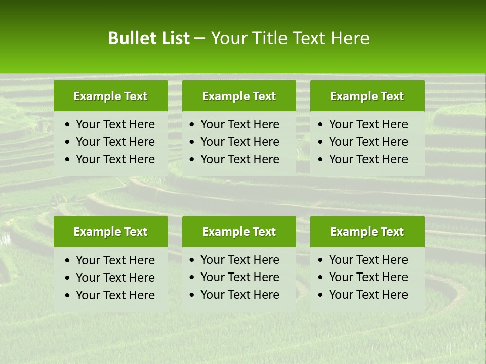 Property Cloud Leaf PowerPoint Template