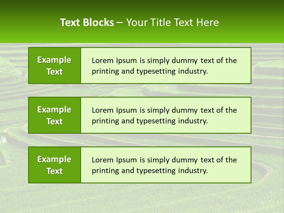 Property Cloud Leaf PowerPoint Template