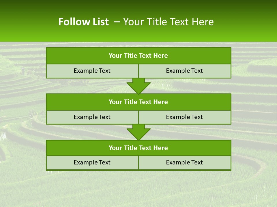 Property Cloud Leaf PowerPoint Template