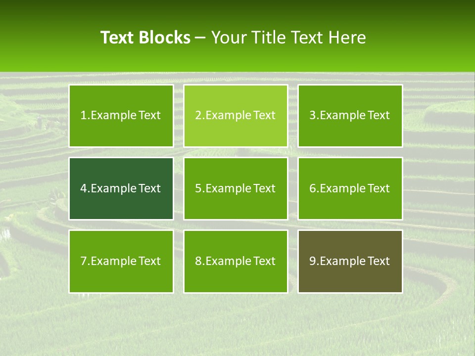 Property Cloud Leaf PowerPoint Template