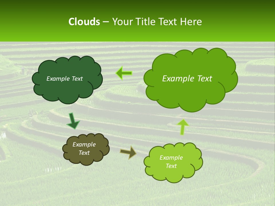 Property Cloud Leaf PowerPoint Template