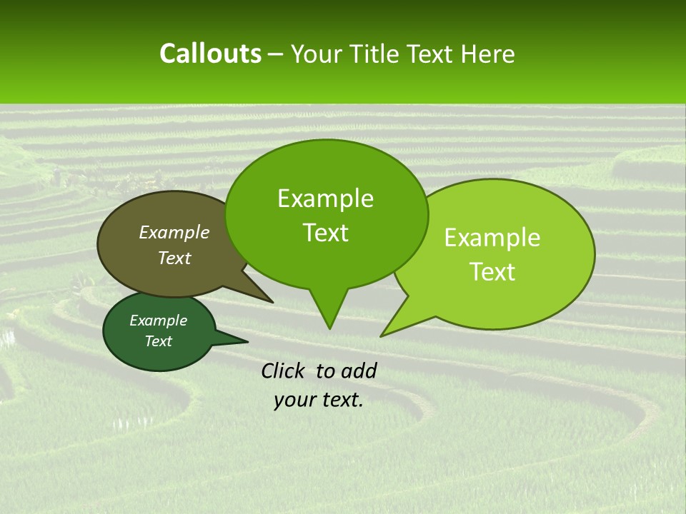 Property Cloud Leaf PowerPoint Template
