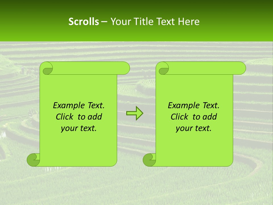 Property Cloud Leaf PowerPoint Template