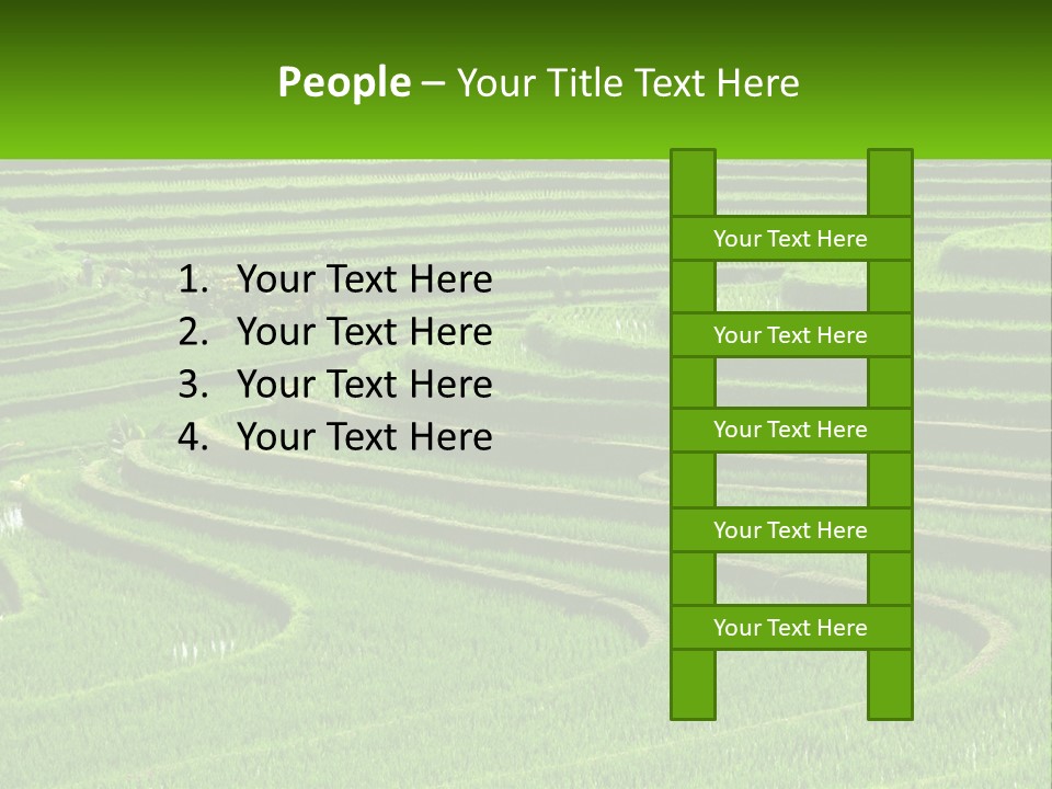 Property Cloud Leaf PowerPoint Template