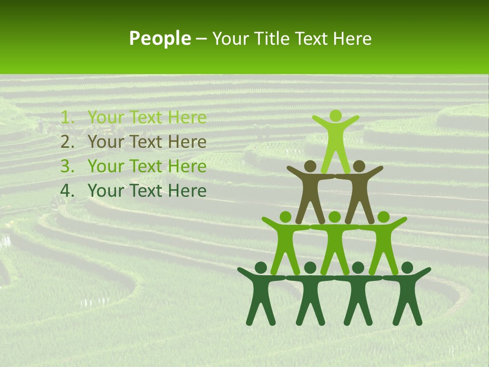 Property Cloud Leaf PowerPoint Template