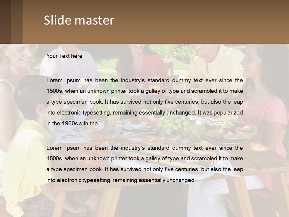 Construct Small Leaf PowerPoint Template