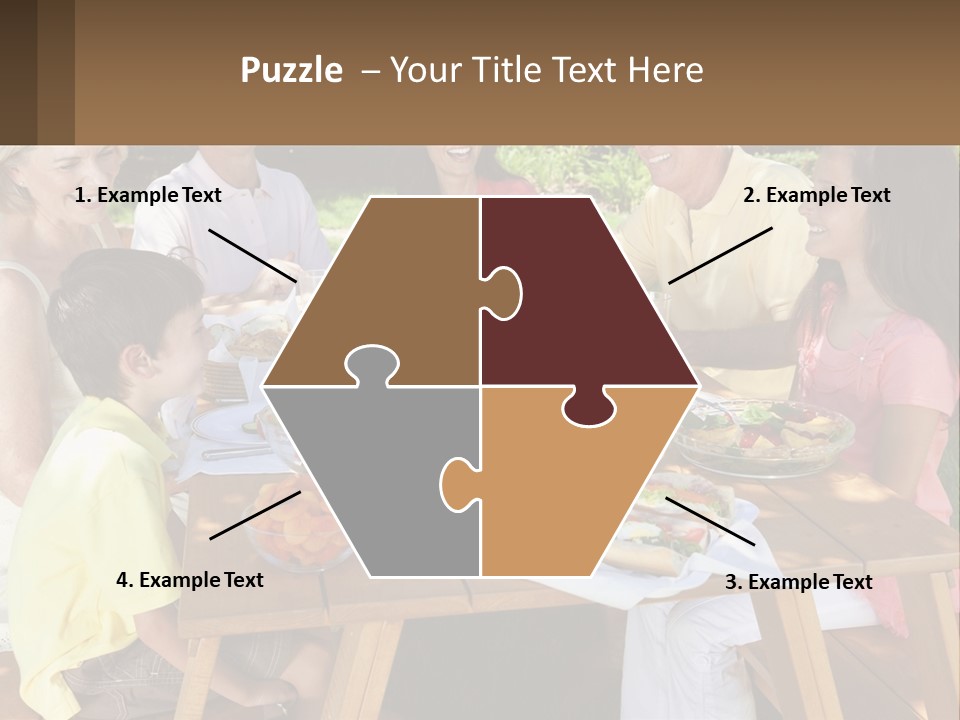 Construct Small Leaf PowerPoint Template