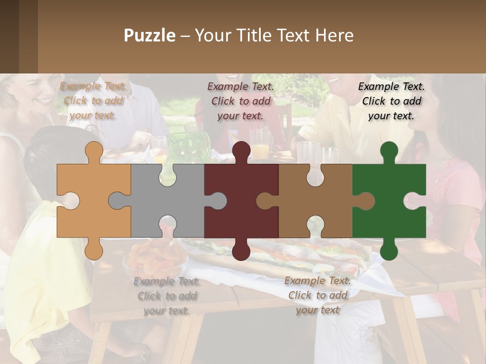 Construct Small Leaf PowerPoint Template