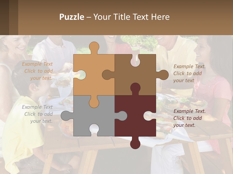 Construct Small Leaf PowerPoint Template