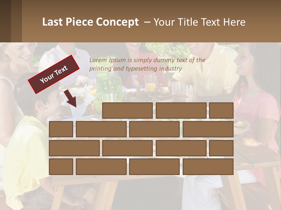 Construct Small Leaf PowerPoint Template